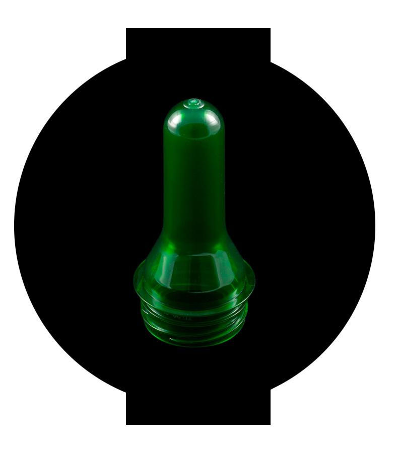 Pet preforms 38mm,TD20gr-Πράσινη